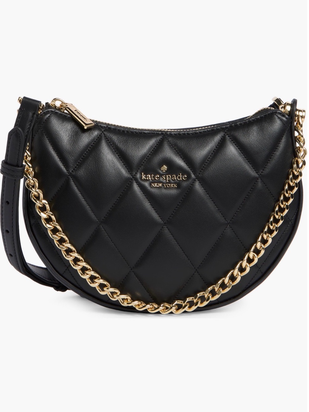 Kate Spade New York Quilted Crescent Crossbody Bag